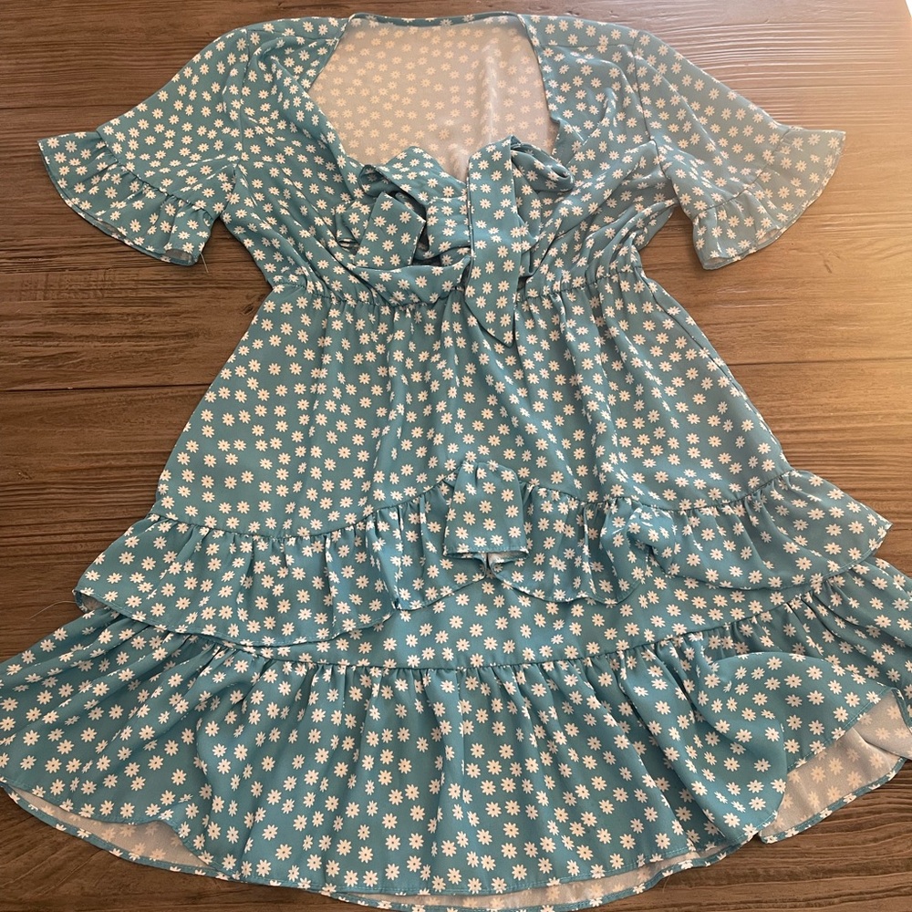 Flower Mini Dress - Picture 4 of 5